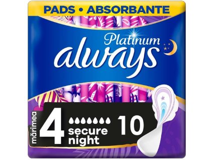 Always vložky Secure Platinum Night 10ks