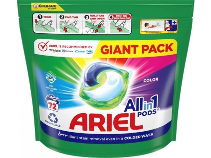 Ariel gelové kapsle Color sáček 72ks