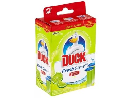 DUCK WC Fresh Discs Limetka 2X36 ml