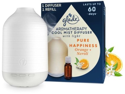 GLADE Aromatherapy Cool Mist Diffuser Pure Happiness 17,4 ml