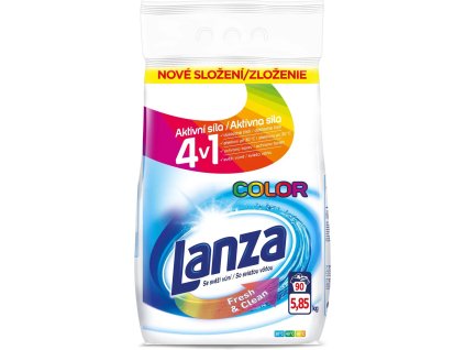 LANZA Fresh & Clean Color prací prášek 5,85 kg (90 pracích dávek)