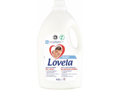 LOVELA Baby tekutý prací přípravek na barevné prádlo 4,5 l / 50 pracích dávek