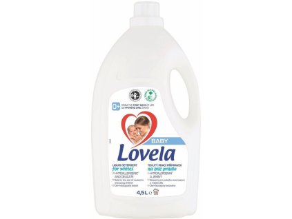 LOVELA Baby tekutý prací přípravek na bílé prádlo 4,5 l / 50 pracích dávek