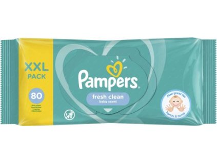 Pampers ubrousky Fresh Clean XXL 80ks