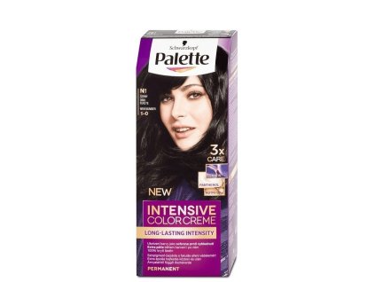Schwarzkopf - Palette Intensive Color Creme - barva na vlasy Černá 1-0 (N1)