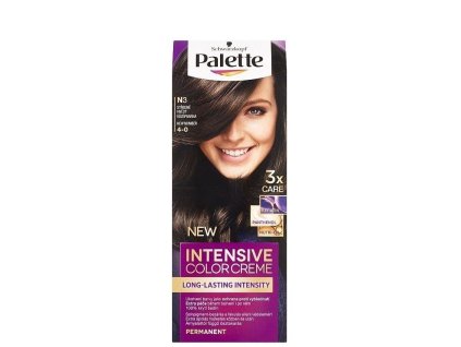 Schwarzkopf - Palette Intensive Color Creme barva na vlasy - Středně hnědá 4-0 (N3)