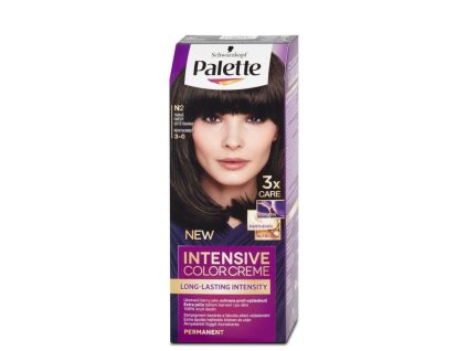 Schwarzkopf - Palette Intensive Color Creme barva na vlasy - tmavě hnědá 3-0 (N2)
