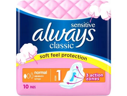 Vložky ALWAYS Sensitive Normal 10 ks