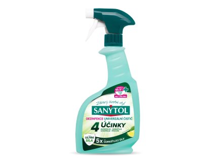 SANYTOL Dezinfekční univerzální čistič 4 účinky 500 ml