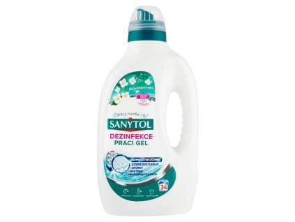 3045206381222 Sanytol Dezinfekce prací gel s vůní bílých květů 34 praní 1 70l