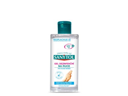 SANYTOL Dezinfekční gel na ruce pro citlivou pokožku alantoin a aloe vera 75 ml