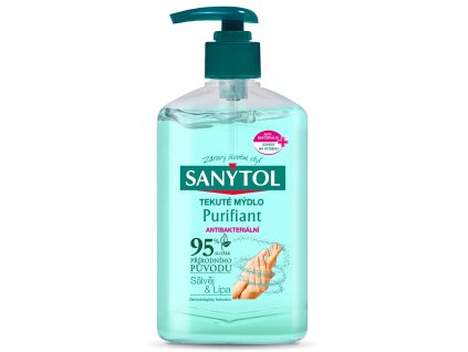 SANYTOL Antibakteriální hloubkově čistící mýdlo Purifiant šalvěj a lípa 250 ml