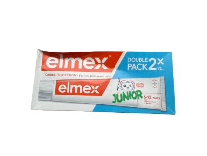 ELMEX Caries Protection Junior Duopack 2 x 75 ml poškozený obal