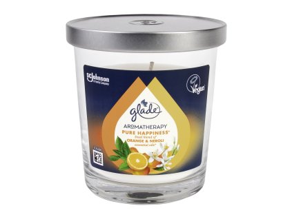 GLADE Aromatherapy vonná svíčka Pure Happiness 170 g