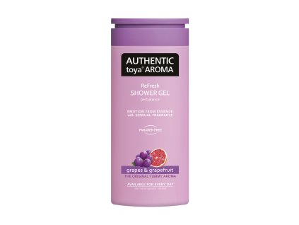 AUTHENTIC toya AROMA sprchový gel grapes & grapefruit 400 ml