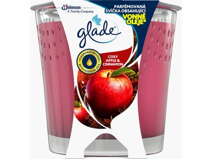 5000204070569 310971 Glade candle Cosy Apple & Cinnamon v1 nv