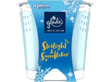 GLADE Svíčka Starlight & Snowflakes 129 g
