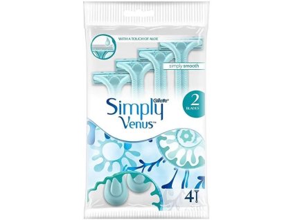 GILLETTE Simply Venus 2 jednorázové holicí strojky 4 ks