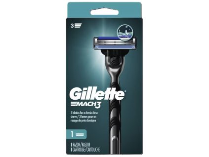 GILLETTE Mach3 strojek + 1 náhradní hlavice