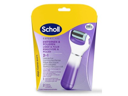 SCHOLL Expert Care elektrický odstraňovač ztvrdlé kůže 2v1