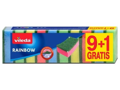 VILEDA Rainbow houbička 9+1 ks