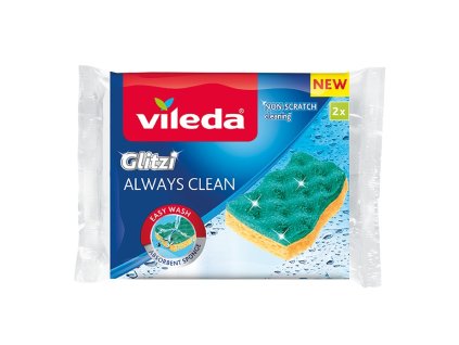 VILEDA Glitzi Always Clean houbička 2 ks