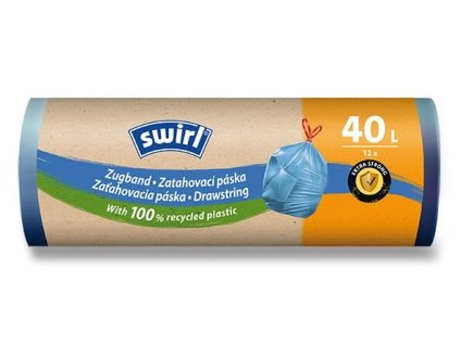 SWIRL Zatahovací pytle na odpad 40 l 12 ks