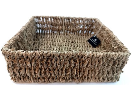 BODY BASICS Dekorativní košík 22 x 22 x 7 cm