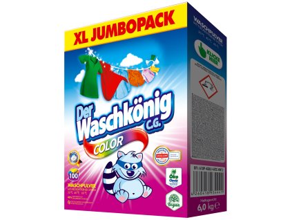 WASCHKÖNIG Color prací prášek 6 kg (100 pracích dávek)