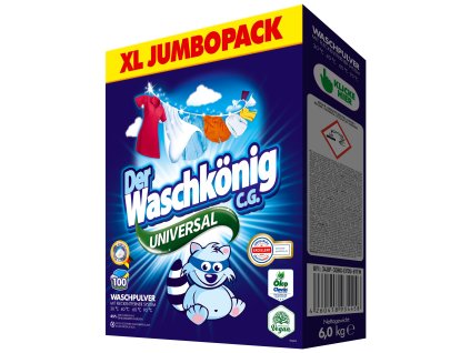 WASCHKÖNIG Universal prací prášek 6 kg (100 pracích dávek)