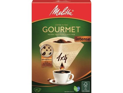 MELITTA Gourmet kávové filtry Intense 1x4 80 ks