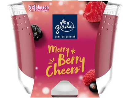 GLADE MAXI svíčka Merry Berry Cheers 224 g