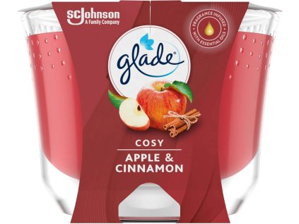GLADE MAXI svíčka Cosy Apple & Cinnamon 224 g