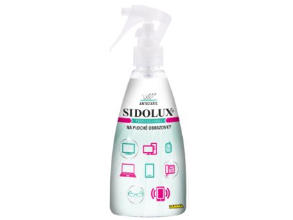 SIDOLUX Professional čistič na ploché obrazovky s rozprašovačem 200 ml