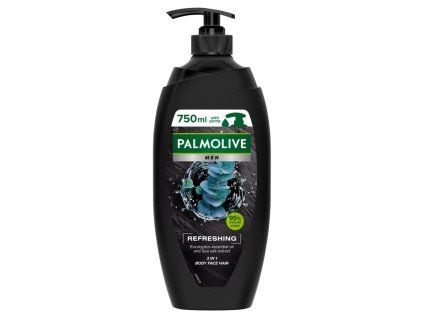 PALMOLIVE Men sprchový gel 3v1 Refreshing s pumpičkou 750 ml