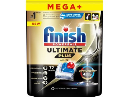 Finish Ultimate Plus All in 1 - kapsle do myčky nádobí 72 ks