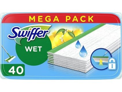 Swiffer Sweeper Vlhčené Utěrky Citrus Fresh na Podlahu 40 ks