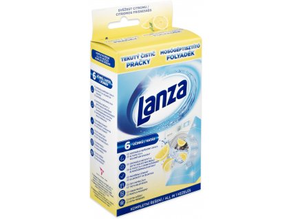 LANZA Tekutý čistič pračky Lemon 250 ml