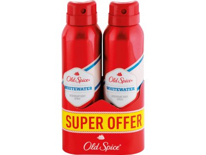 Old Spice deodorant sprej White water DUO 2x150ml