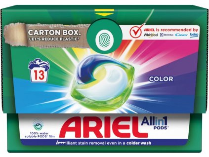 Ariel gelové kapsle Color krabice 13ks