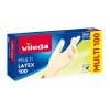 VILEDA Multi Latex rukavice M/L bez pudru 100 ks