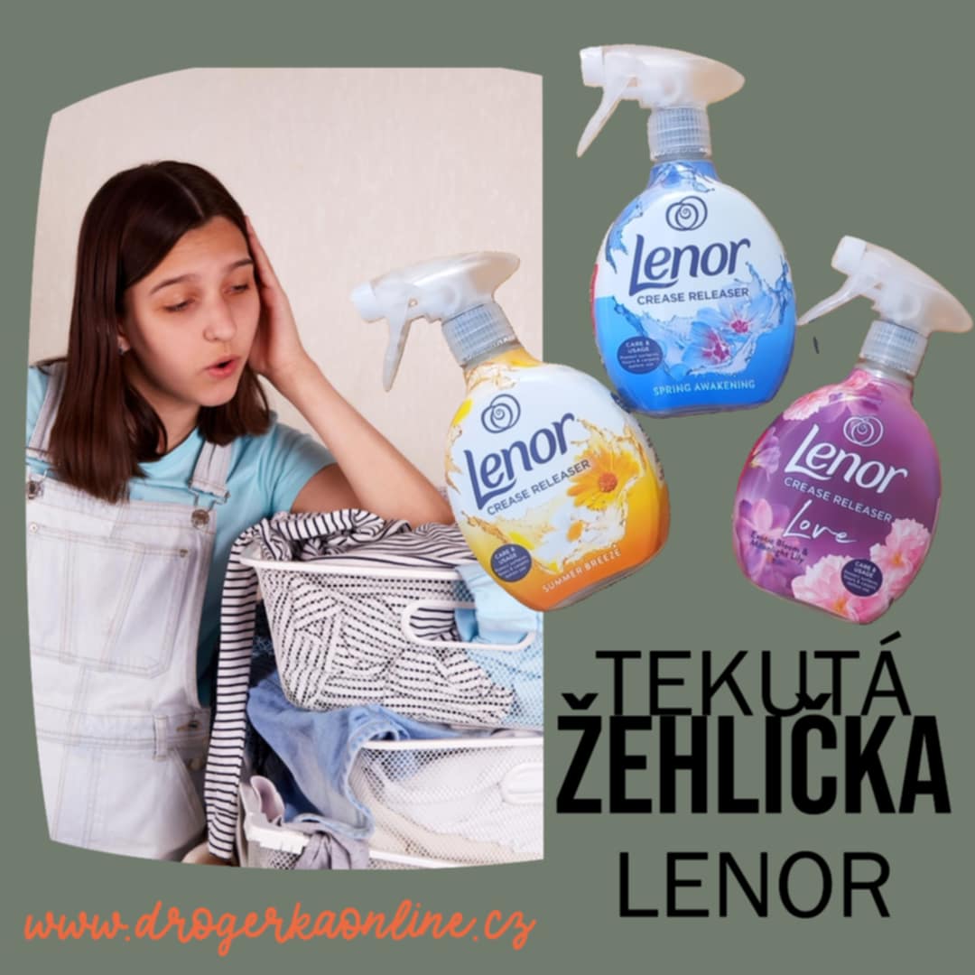 Lenor tekutá žehlička: Rychlejší žehlení, méně mačkání – a vůně, která vydrží