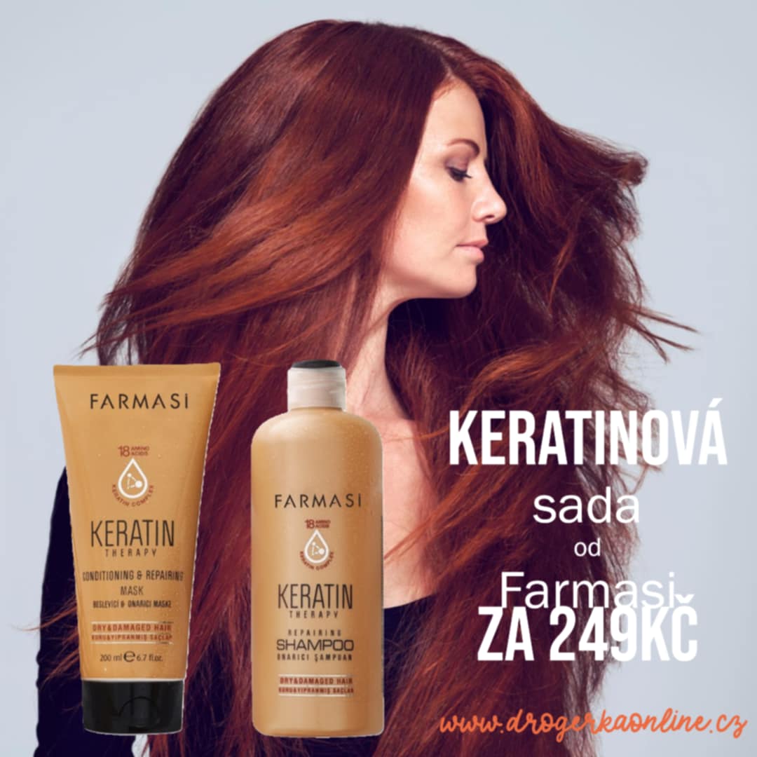 Keratinová sada na vlasy