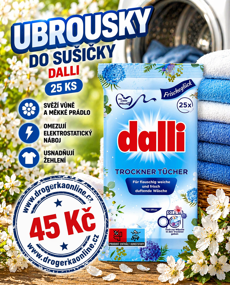Ubrousky do sušičky Dalli