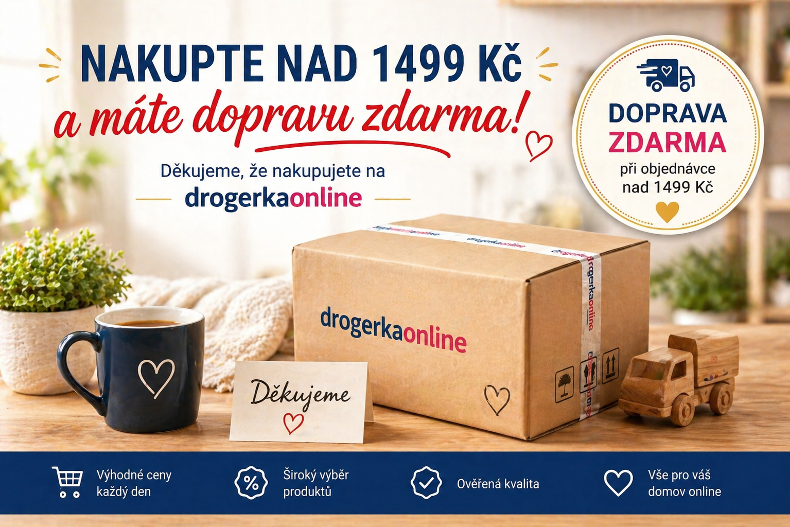 Doprava zdarma při objednávce nad 1499Kč