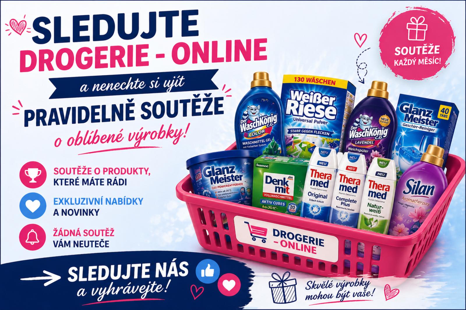 Sledujte stránky Drogerie-online