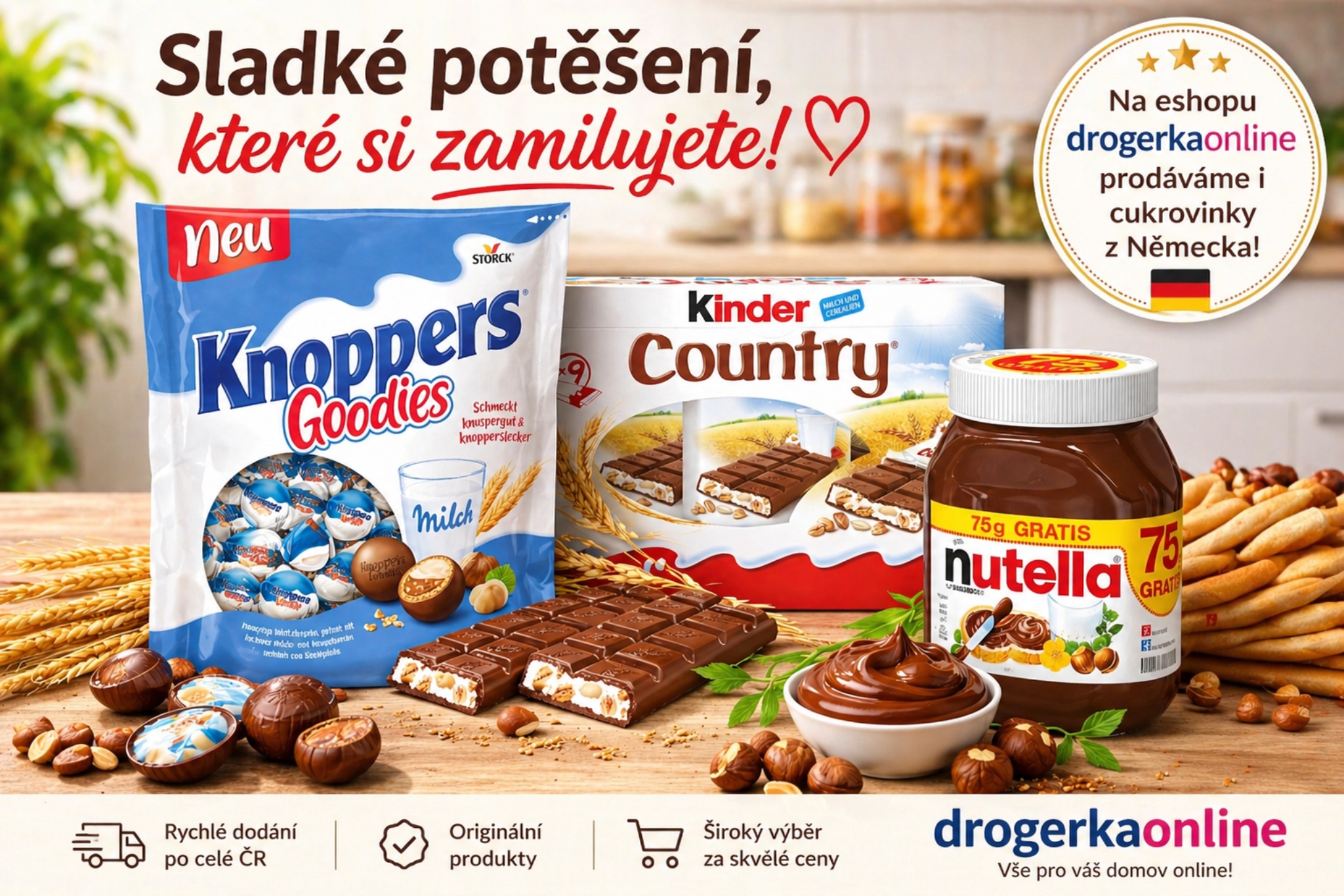 Cukrovinky z Německa