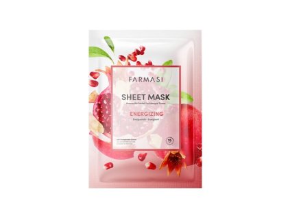 Textilní maska s granátovým jablkem – Energizing Sheet Mask