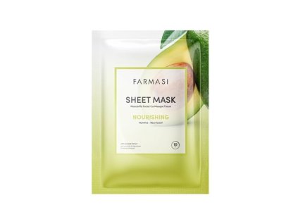 Textilní maska s avokádem – Nourishing Sheet Mask