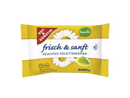 G&G Toaletní vlhčený papír - 70ks heřmánek